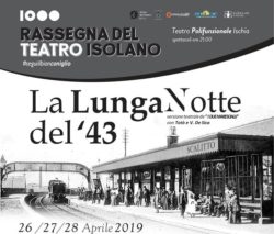 Rassegna del Teatro Isolano: il 26, 27 e 28 aprile in scena al